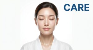 시술 후 편안하게 관리받는 여성의 모습
